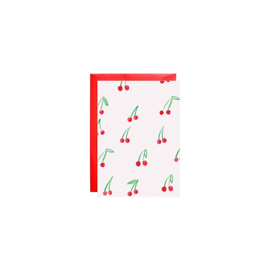 Cherry / Cherries on Top - Petite Card