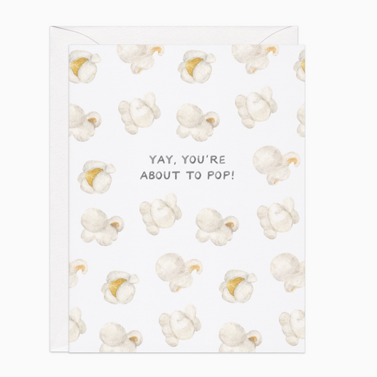 'Yay, You're About To Pop!' New Baby Card
