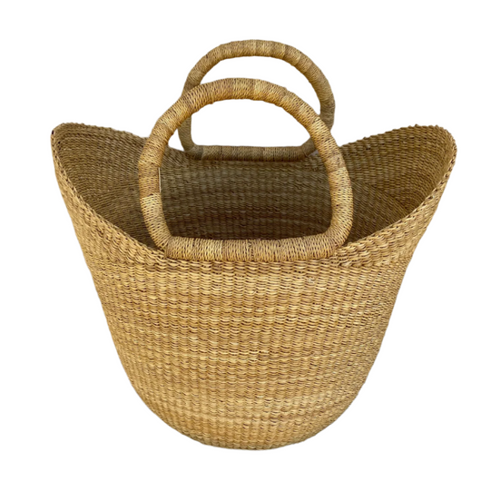 Bolga Ghana U-Shopper/Yekine Bolga Basket (Medium)