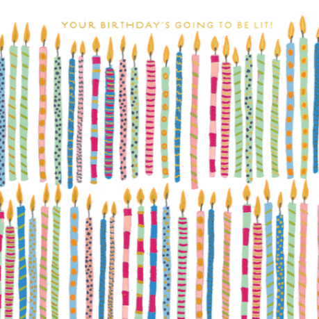 'Your Birthday's Going to be LIT' Seed Card