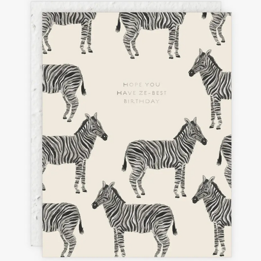 'Hope You Have Ze-Best Birthday' Seed Card