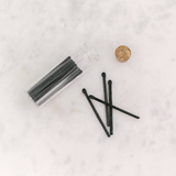 2-inch Decorative Matches In Apothecary Jar with Striker (in All-Black)