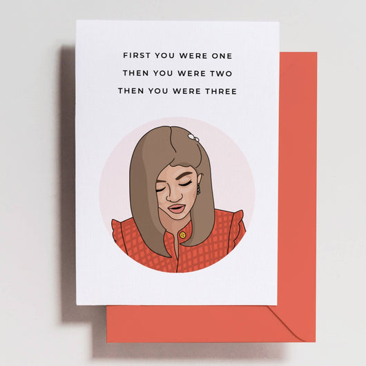 'First You Were One...' Gia - Milania Song Card (RHONJ)