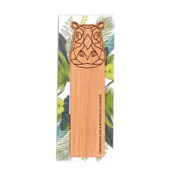 Lucca - Hippo Wood Bookmark (Made in Cincinnati)