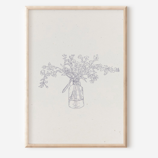 Flower Study Print