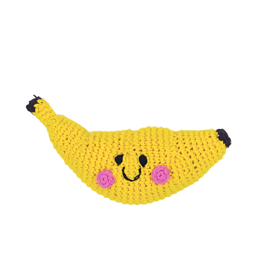 Hand-stitched Banana Rattle