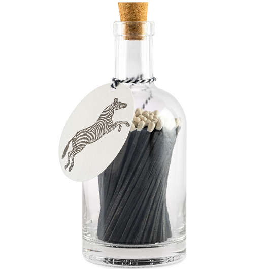 Zebra Bottle Matches