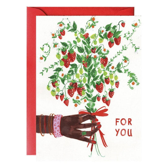 'For You' - Strawberries Card