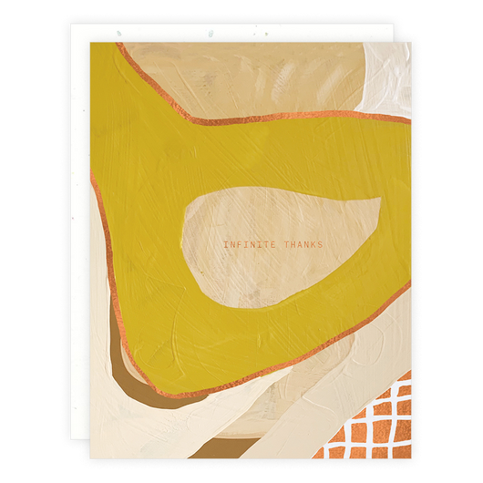 'Infinite Thanks' Yellow & Gold Card