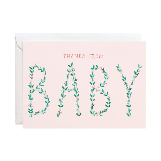 'Thanks from Baby' Notecards (Set of 6 Blank Cards)