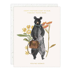 'Happy Mother's Day To Our Fiercest Mama Bear. You're Iconic!' Card