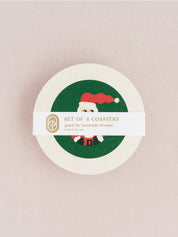 Santa Coasters (Set of 4) - Style #1