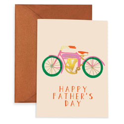 'Happy Father's Day' - Vintage Biker Card
