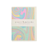 Hand Marbled Greeting Card (in Pastel Punch)