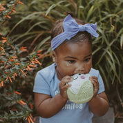 Hand-stitched Cauliflower Rattle