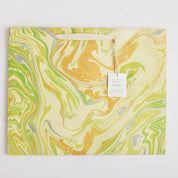 Hand Block Printed Gift Bag - Pastel Collection - Variety of Styles (Large)