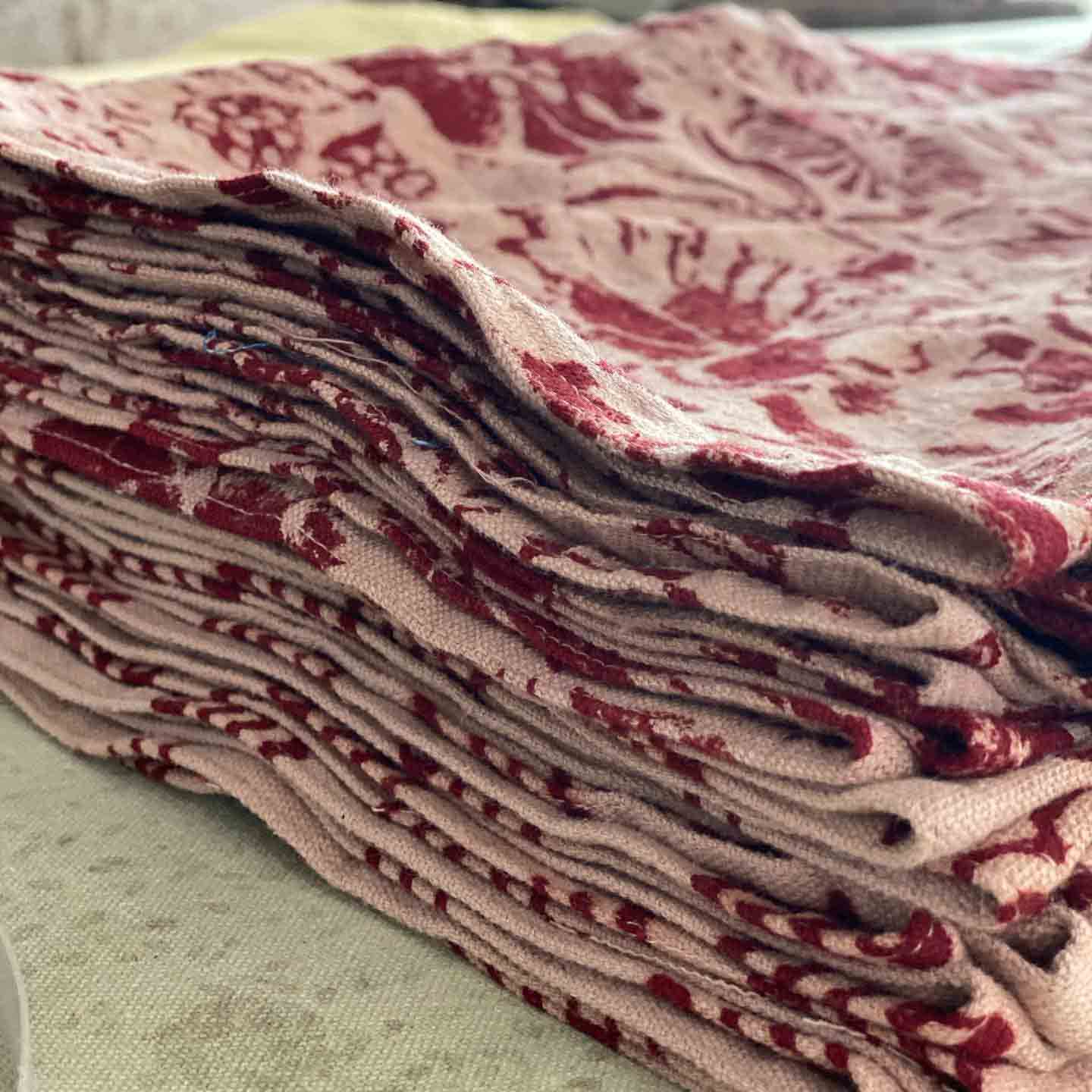 Hand-Block Cotton Kitchen Towel | Bloom Tea Towel