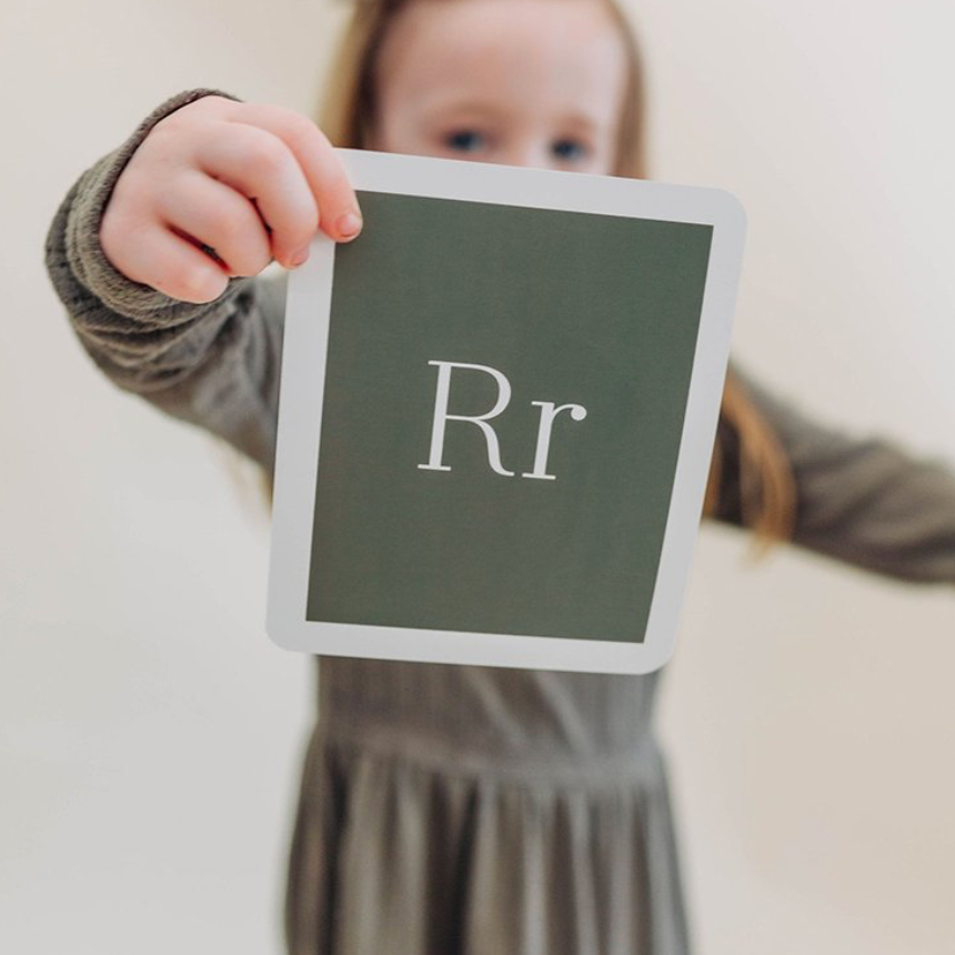 Fresh Coast Flower Alphabet Flash Cards