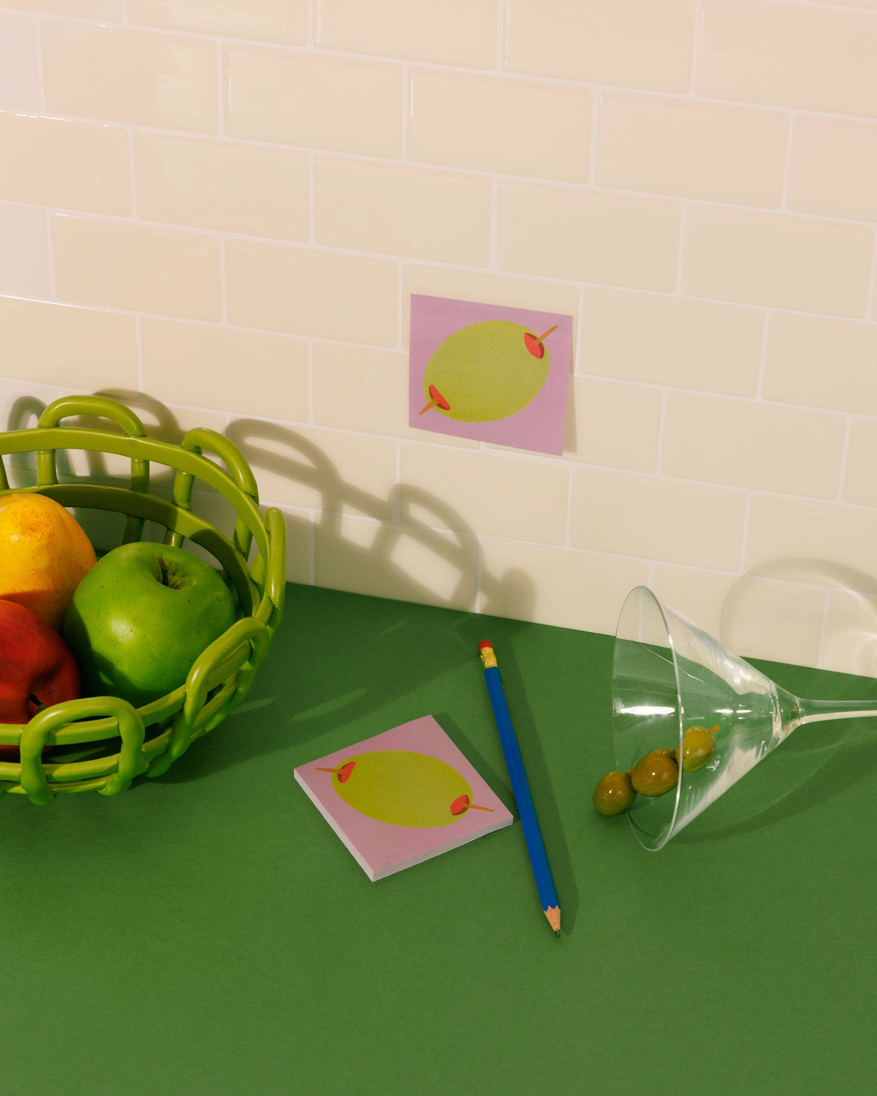 Olive Notes - Sticky Note Pad