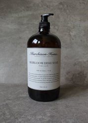 Heirloom Dish Soap in Original Fig (Amber Glass, 32oz)