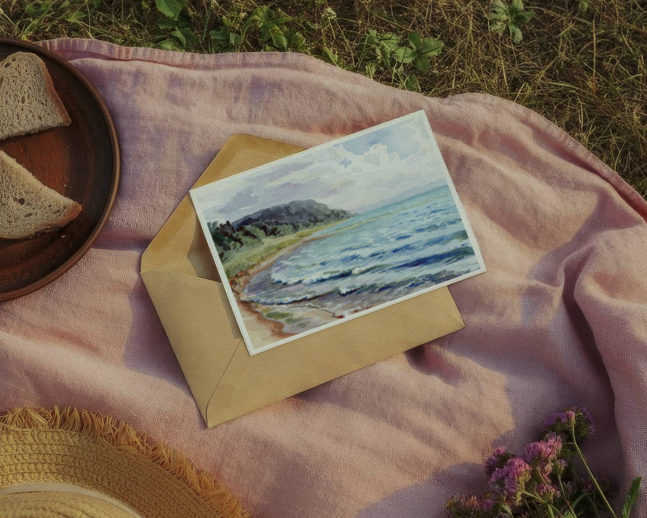 Fresh Coast II | Folded Notecard Set