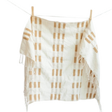 Soho Cotton Hand Towel (in Beige) | Handwoven in Ethiopia