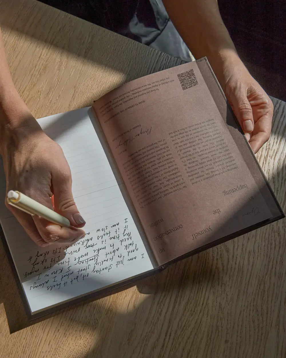 Open Journal in Espresso - Wilde House Paper