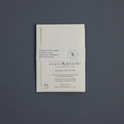 Keepsake Block Print Ornament Greeting Card - Tree Daisy Pink