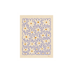 'Blue Daisy' Art Print (8x10)