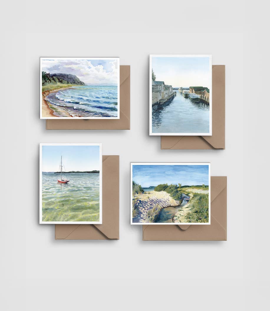 Fresh Coast II | Folded Notecard Set