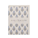 Hand Block Printed Greeting Card (in Buti Blue Stone)