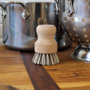 Eco-Friendly Mexican Palm Pot Cleaning Brush