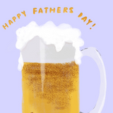 'Happy Father's Day' - Beer Mug Card