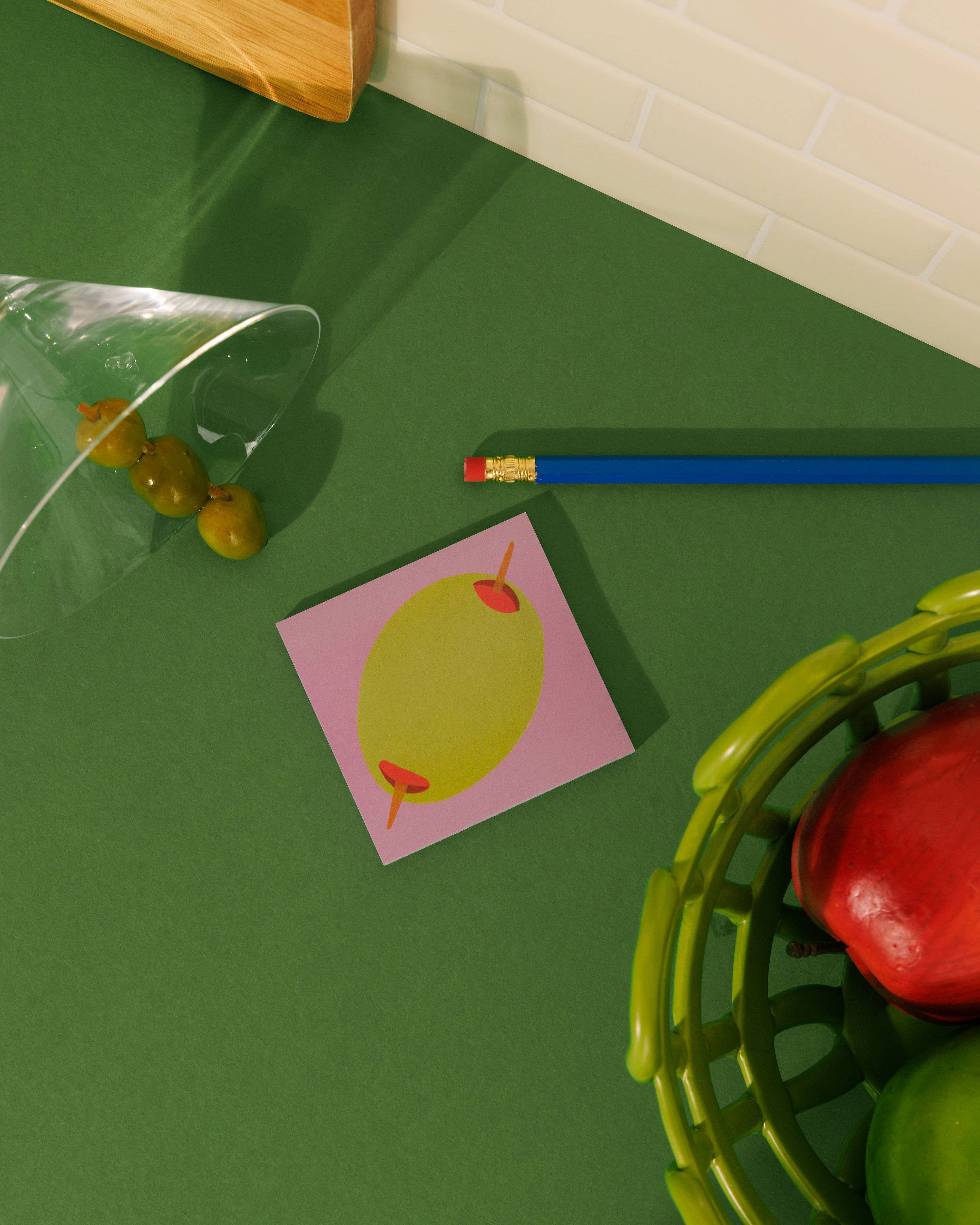 Olive Notes - Sticky Note Pad