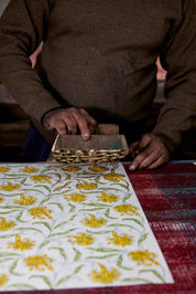 Hand Block Printed Gift Bag - Sunshine Collection - Variety of Styles (Small)
