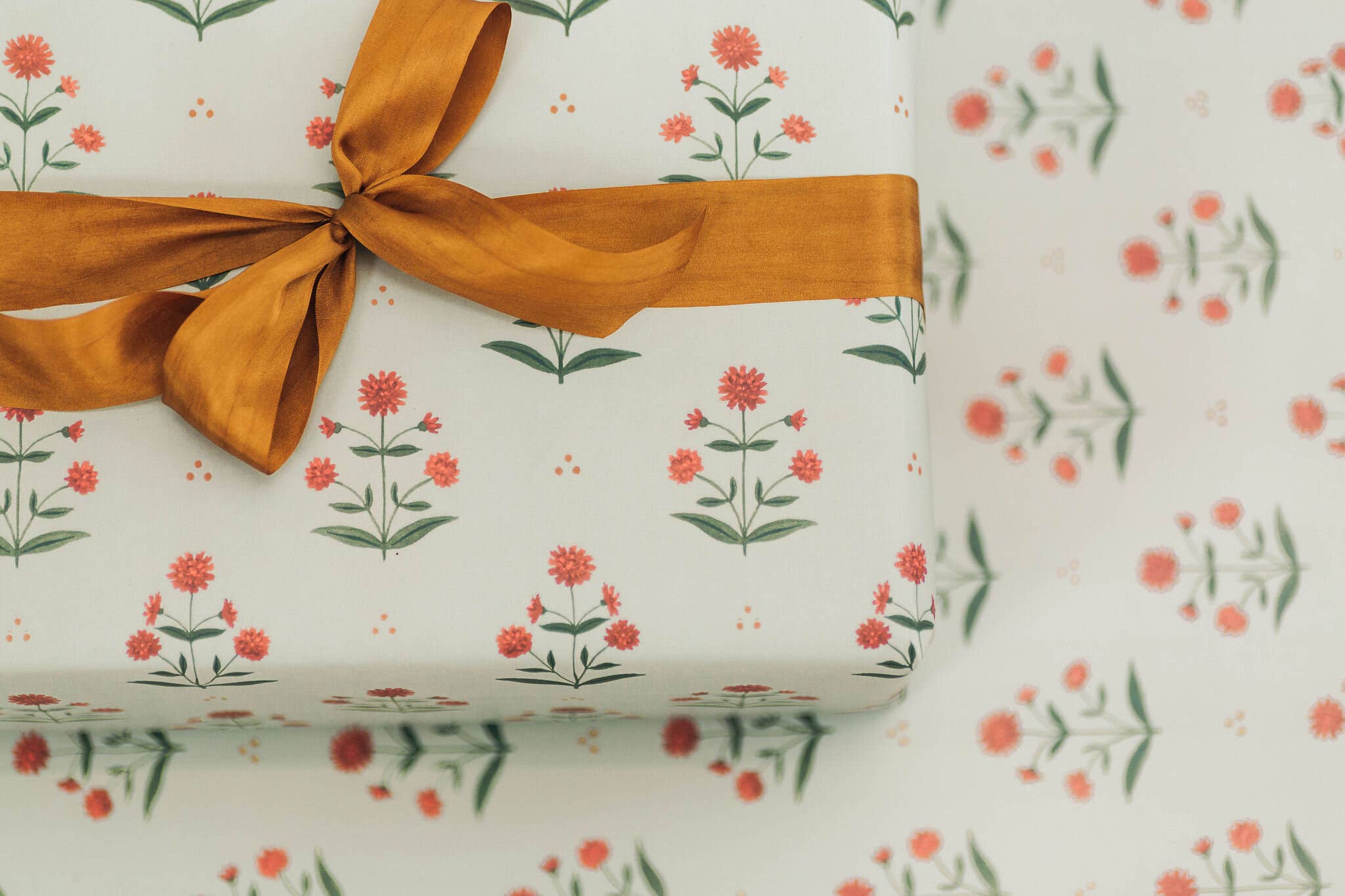 Vintage Floral - Wrapping Paper (Set of 3 Sheets)