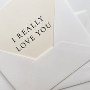 'I Really Love You' - Card