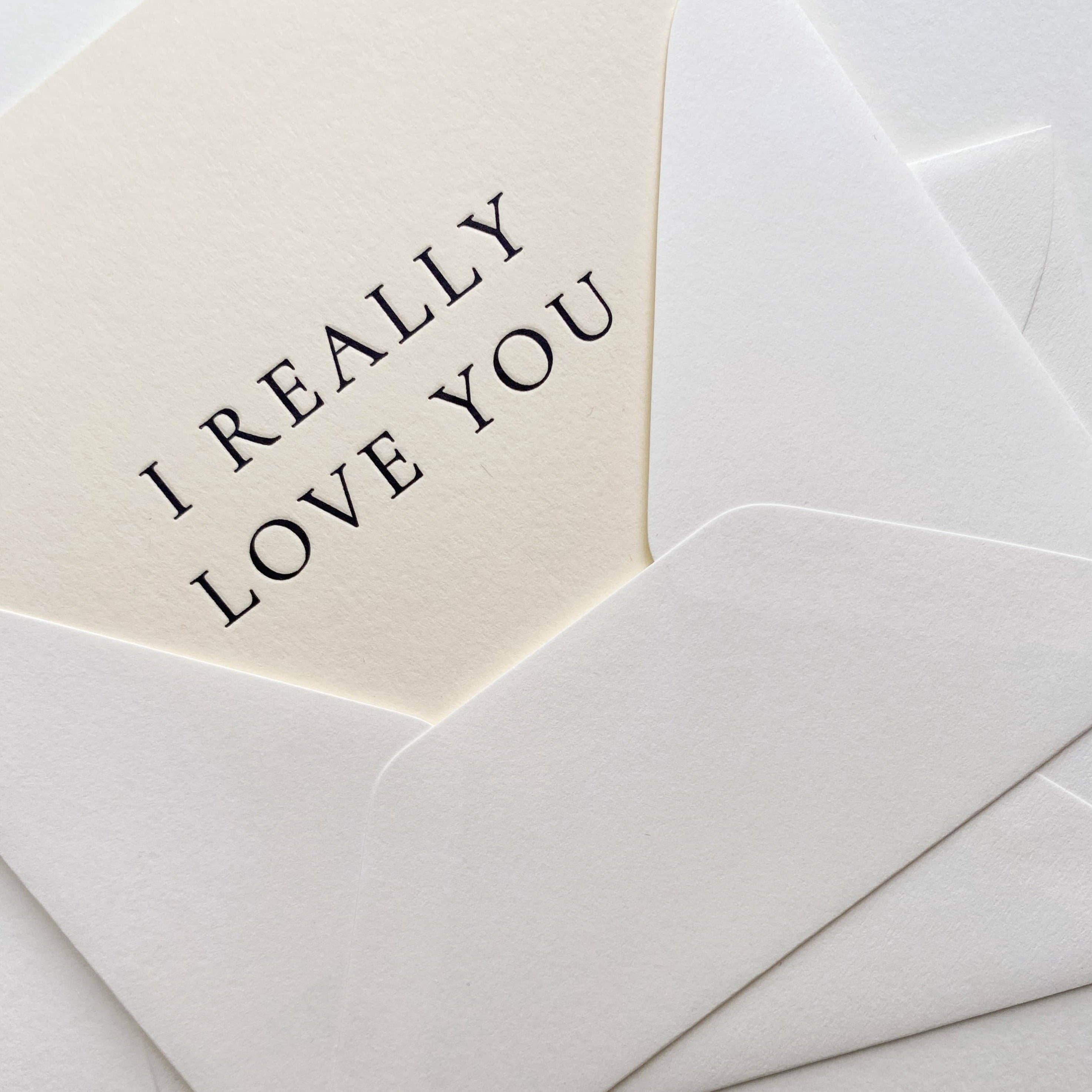 'I Really Love You' - Card