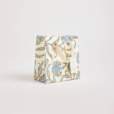 Hand Block Printed Gift Bag - Blue Stone Collection - Variety of Styles (Small)