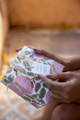 Hand Block Printed Gift Bag - Blush Collection - Variety of Styles (Small)