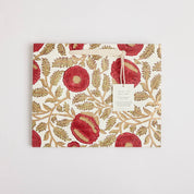 Hand Block Printed Gift Bags - Scarlet (Variety of Styles) - Medium