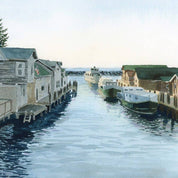 'Fishtown at Dusk' - Giclée Fine Art Print (8x10)