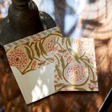 Hand-Block Printed Greeting Card (in Rajmala Coral)