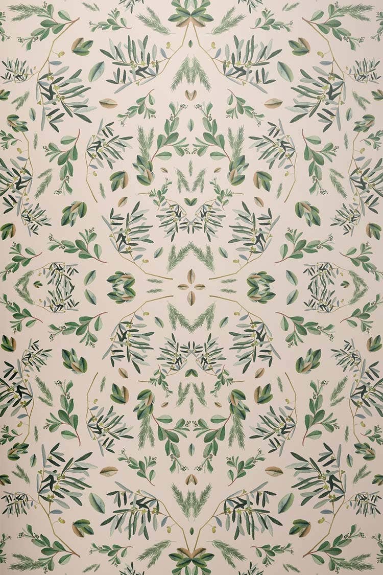 Pine Kaleidoscope - Wrapping Paper (Set of 3 Sheets)