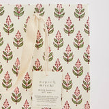 Hand Block Printed Gift Bag - Blush Collection - Variety of Styles (Medium)