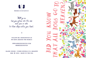 'Did You Know That All Dogs Go To Heaven? - Do Sympathy Card