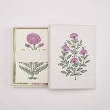 Boxed Artisan Notecard Set (in Malika Lilac)