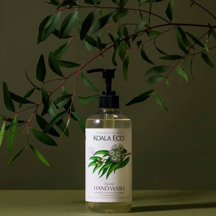 Natural Hand Wash Lemon Scented Eucalyptus & Rosemary (16 oz)