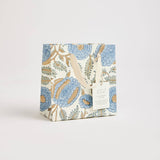 Hand Block Printed Gift Bag - Blue Stone Collection - Variety of Styles (Small)