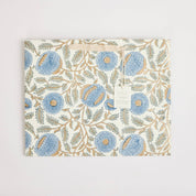 Hand Block Printed Gift Bag - Blue Stone Collection - Variety of Styles (Large)